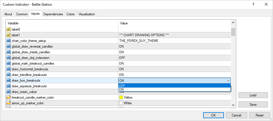 draw box breakout option